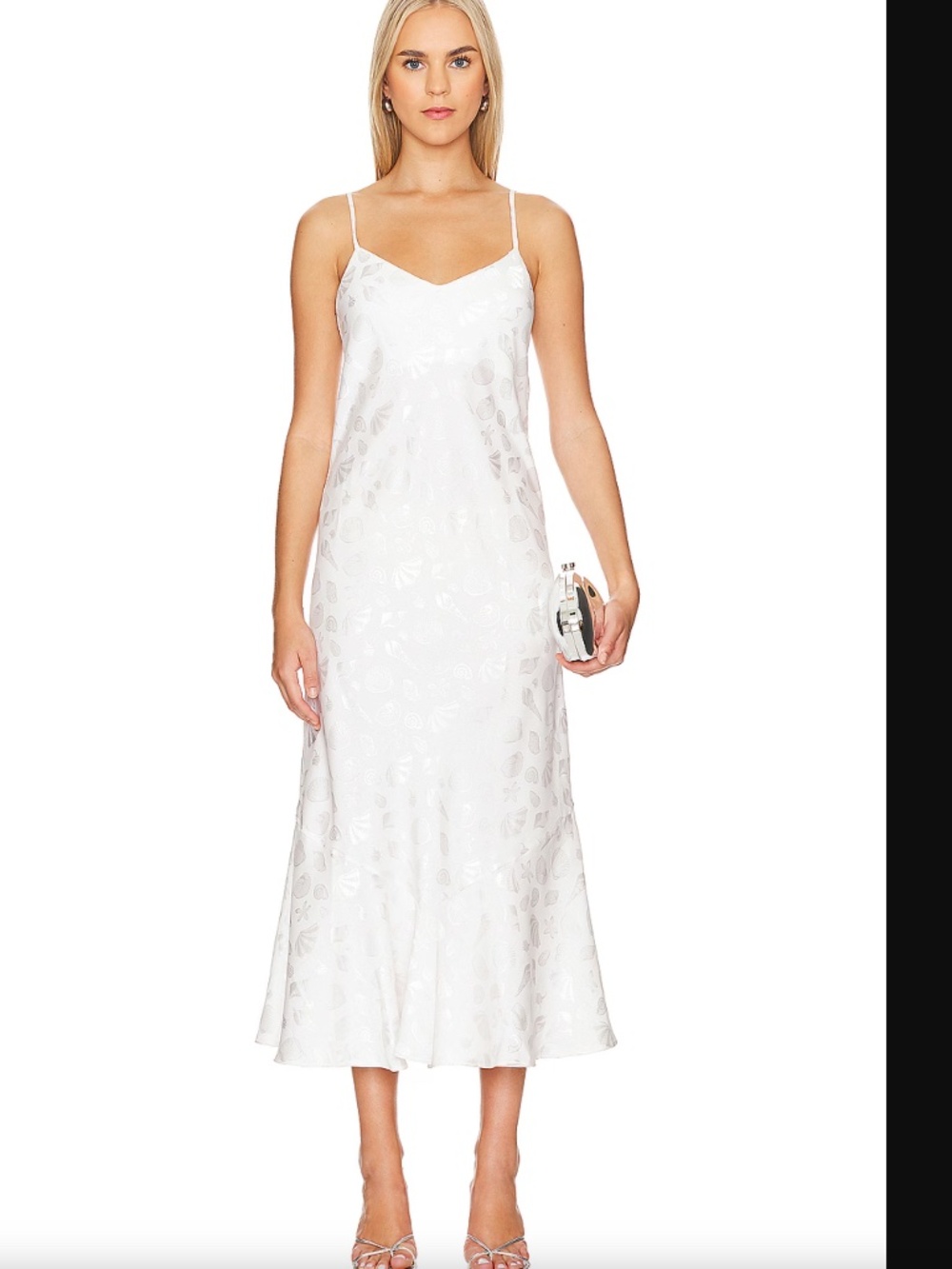 Show Me Your Mumu Uptown White Satin Slip Dress NWT
